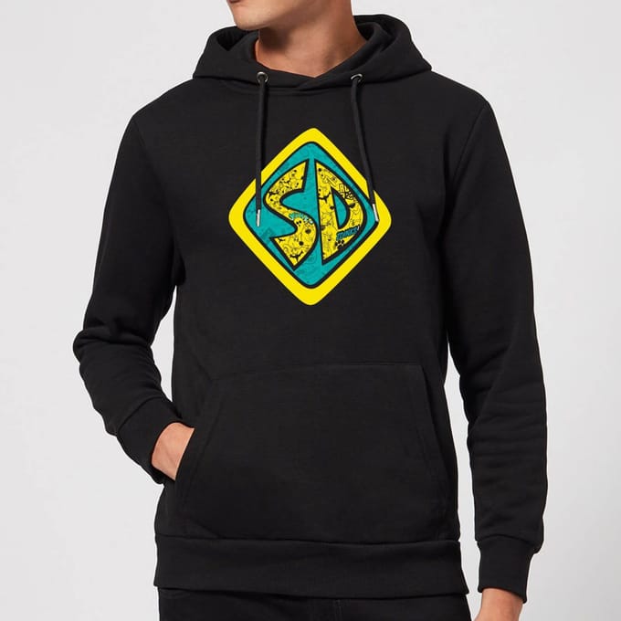 Scooby Doo Emblem Hoodie - Black - XL