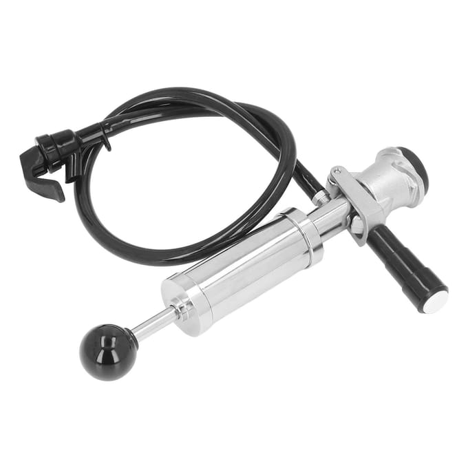 Pompe à fût de bière filetée de 4 pouces, en acier inoxydable, avec robinet, pour fûts American D System gray