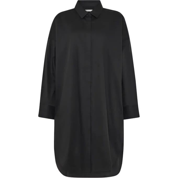 Damesjurk met satijnen overhemd KnowledgeCotton Apparel