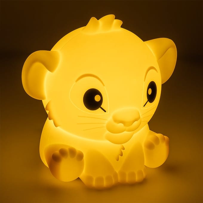 Simba SquishyGlo nachtlamp – oplaadbaar siliconen licht 15 cm – Paladone
