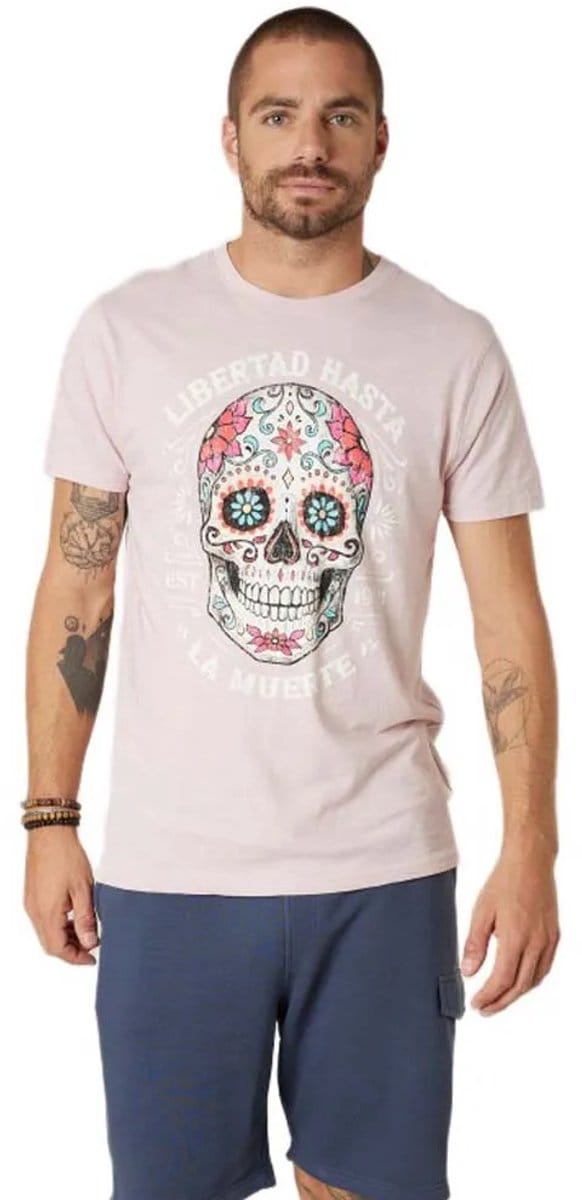 Deeluxe Craneo T-shirt Met Korte Mouwen Beige M Man