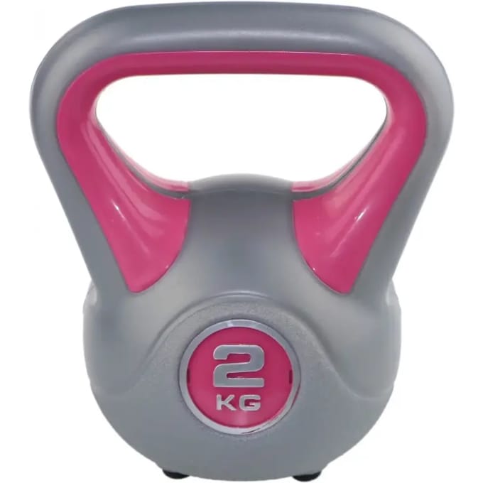 Sveltus Kettlebell Fit Roze/grijs 2 Kg