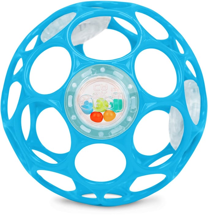 Oball baby rammelaar blauw - Oball - vanaf 0 maanden