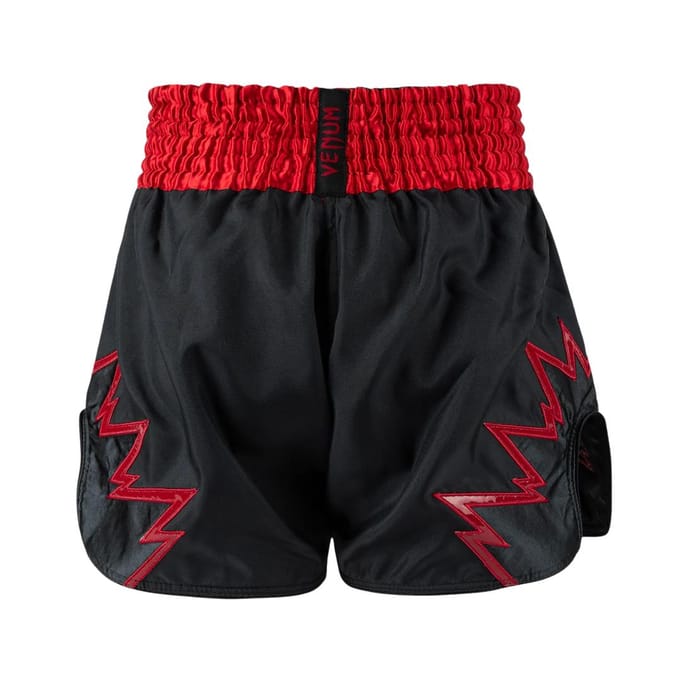 Venum Inferno Muay Thai Shorts Antraciet Rood - M