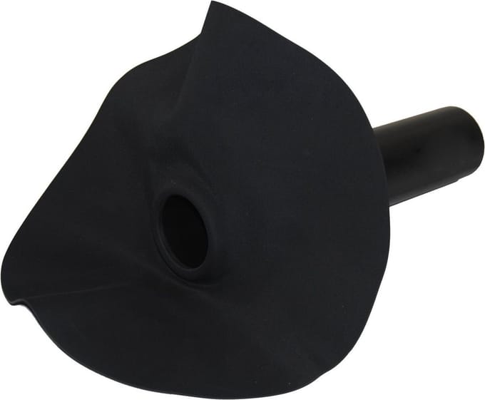 EPDM hemelwaterafvoer 32mm - 90 graden uitloop