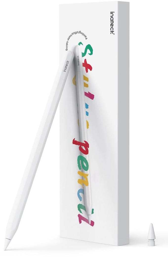 Inateck PCL005_WHITE stylus-pen 15 g Wit