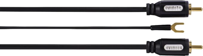 Avinity 00127062 audio kabel 2 m 2 x RCA Zwart