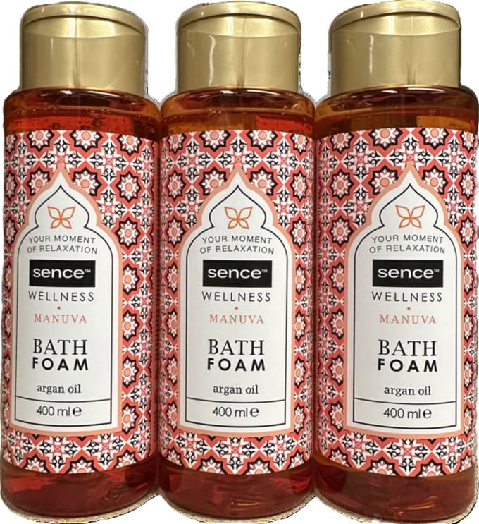 Sence Of Wellness Bath Foam Manuva 3 x 400 ml