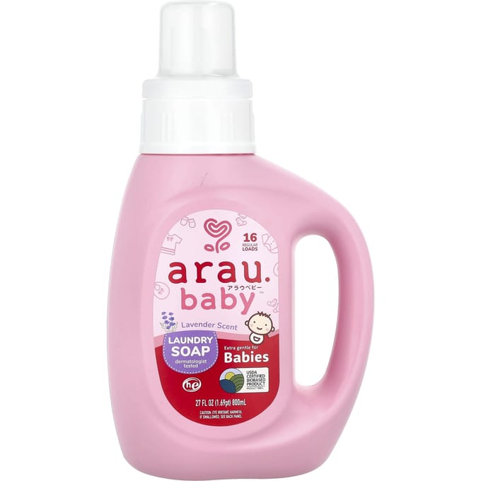 arau.baby, Lessive, Lavande, 27 fl oz (800ml) white