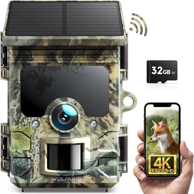 Wildcamera met Nachtzicht - Buitencamera - Waterdicht - Full HD - Tuin