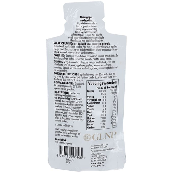 Prosource Plus Bosbes 15g Eiwit Zakje 1x30ml