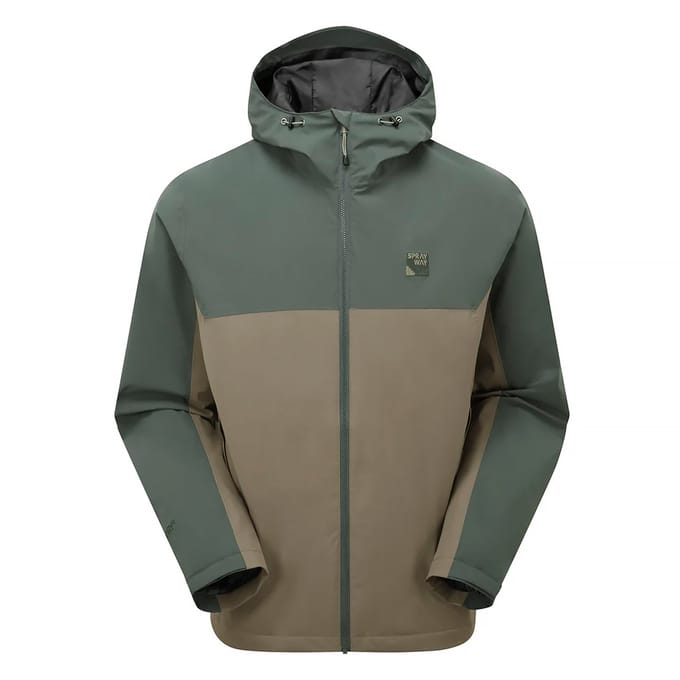 Heren Lichtgewicht Waterdichte Wand jacket met Capuchon Halve Rits Regenjas