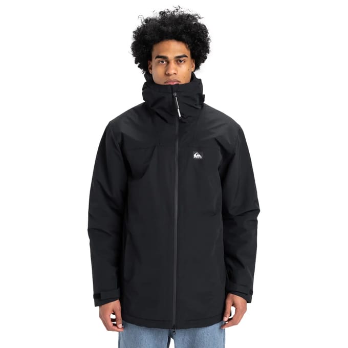 Quiksilver Overcast 3k Parka Zwart XL Man