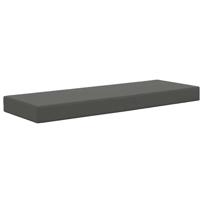 vidaXL - Buitenstoel - Kussen - 100% - Polyester - Antraciet - 115 - x - 40 - x - 8 - cm