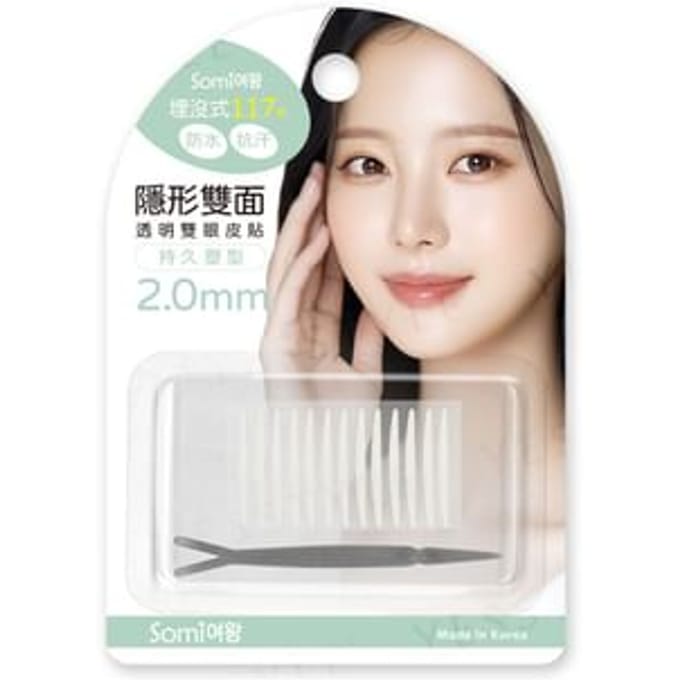 Somi - Invisible Double-Sided Eyelid Tape Clear 117 pcs 2mm