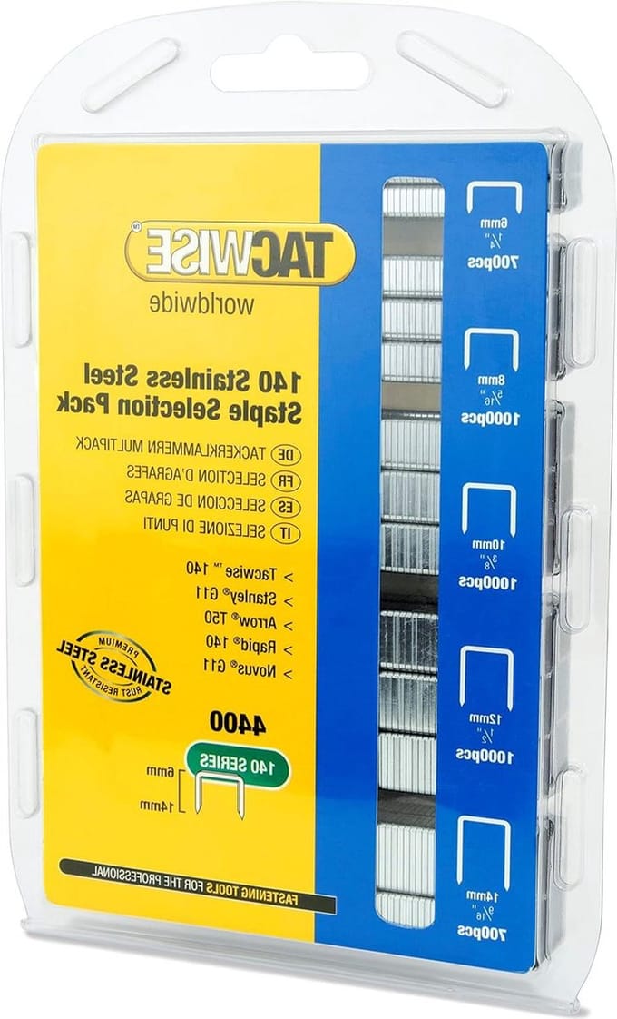 Selectie Pack Type 140/6-14mm RVS nietjes - 4400 stuks