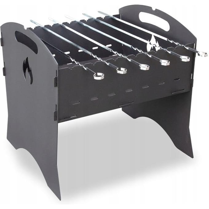 Opvouwbare Koolgrill 40x34x45cm - Stevig & Draagbaar