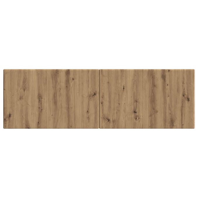 vidaXL - Wandgemonteerd - Hoofdbord - BREDA - Artisanaal - eiken - Bewerkt - hout