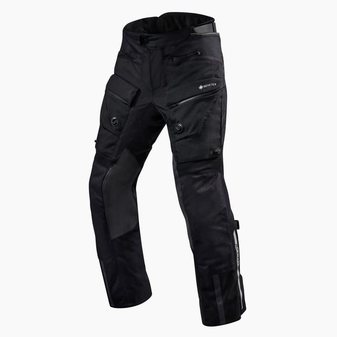 REV'IT! Trousers Defender 3 GTX Black Standard Motorcycle Pants - Maat L - Broek