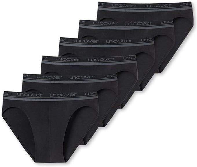Schiesser Rio slips Uncover 6-pack zwart