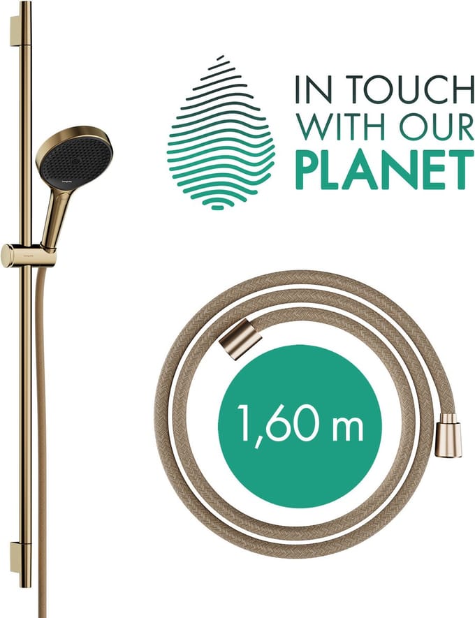 Hans Grohe Hg Shower Set Rainfinity 130 3J Ecosmart Unica S Puro 900Mm Push Slide