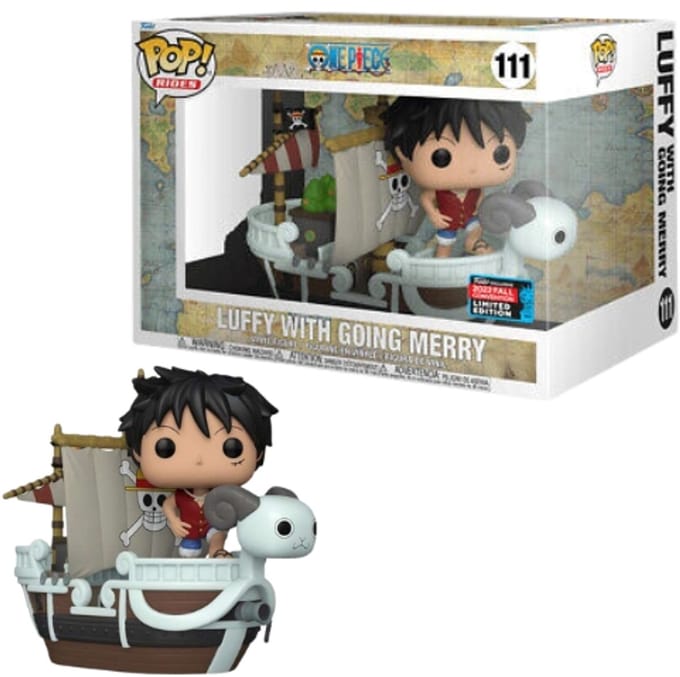 Funko Pop! Rides: One Piece - Luffy with Going Merry #111 - 2022 Fall convention Limited Edition