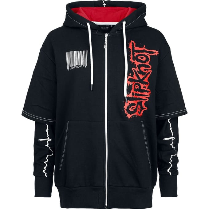 Slipknot EMP Signature Collection Dames Vest met capuchon - zwart/rood - M