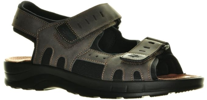 Donkerbruine Sandalen Fly Flot maat 46