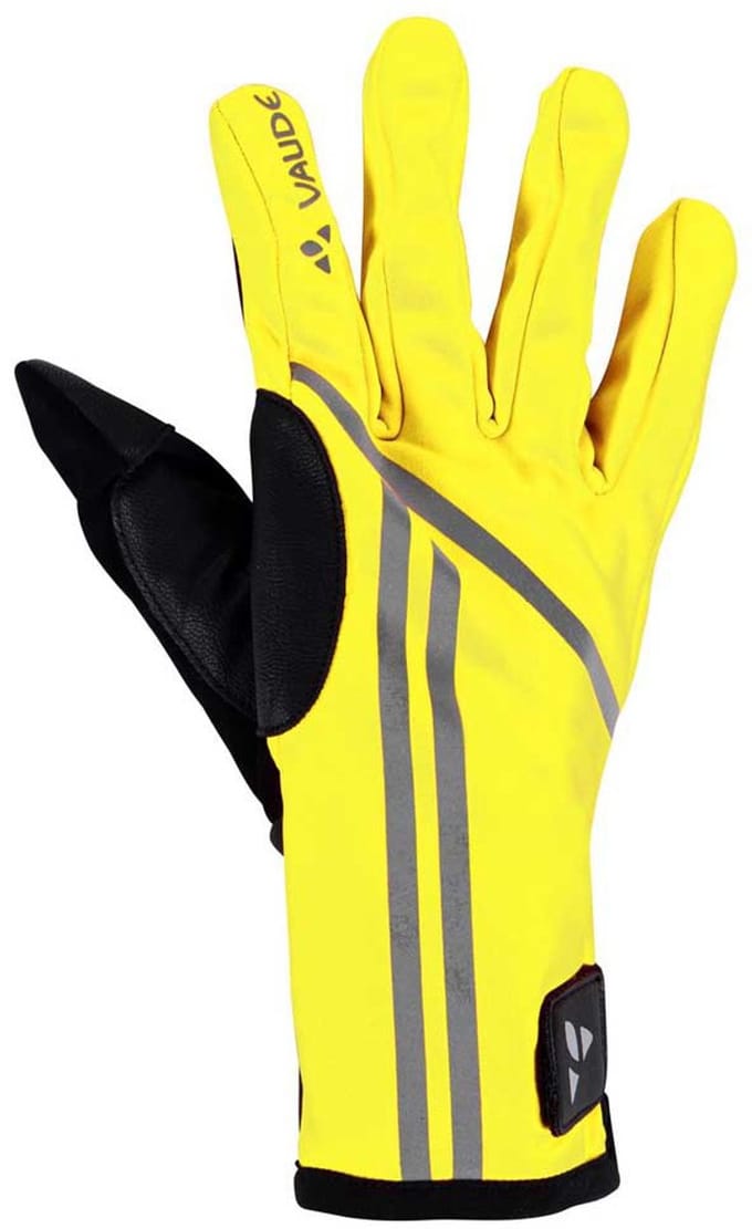 Vaude Bike Posta Warm Handschoenen Geel XL