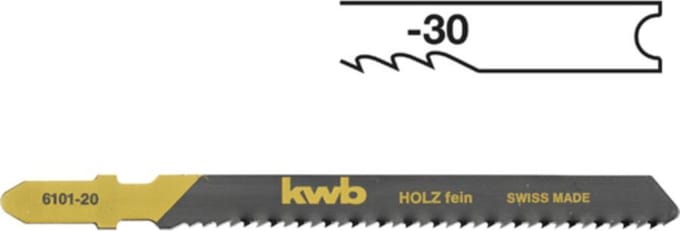 KWB Decoupeerzaagbladen - Hout Middel 6102-30