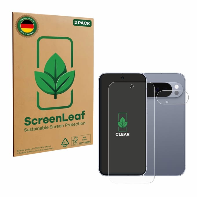 2 Stuks Screenprotector voor Google Pixel 10 Pro (Voor+Camera) - Hoogwaardige Beschermfolie transparant