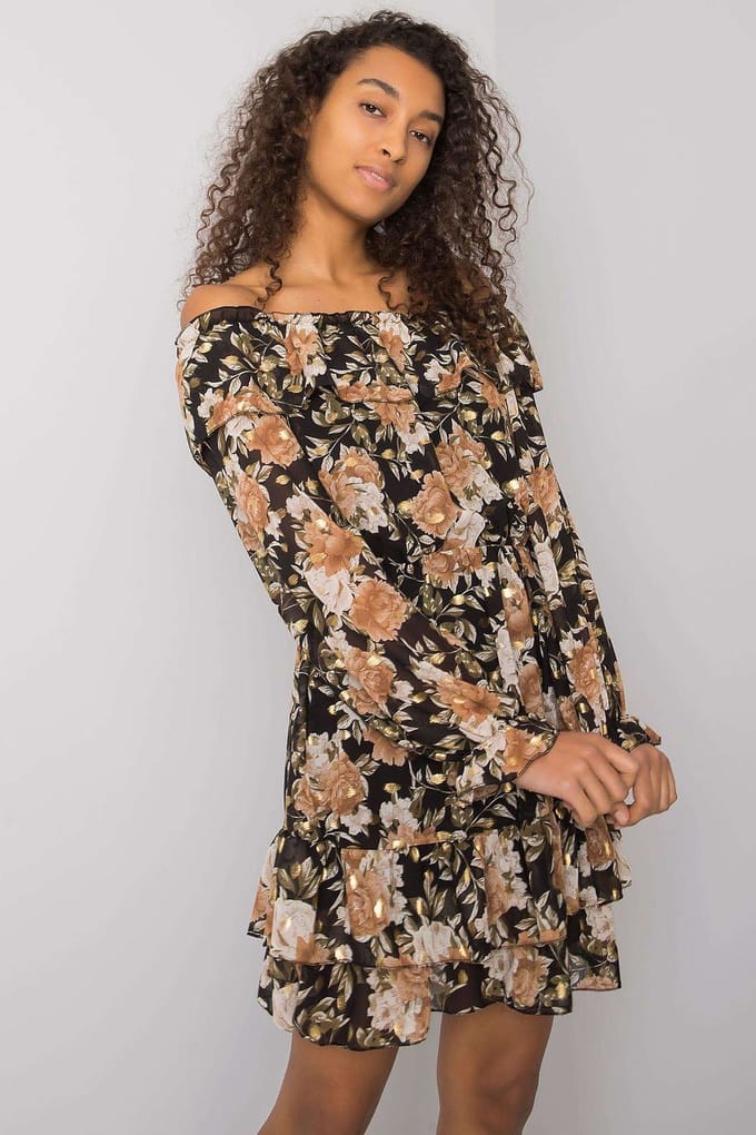 Ocean Flow Dress - Beige / One Size