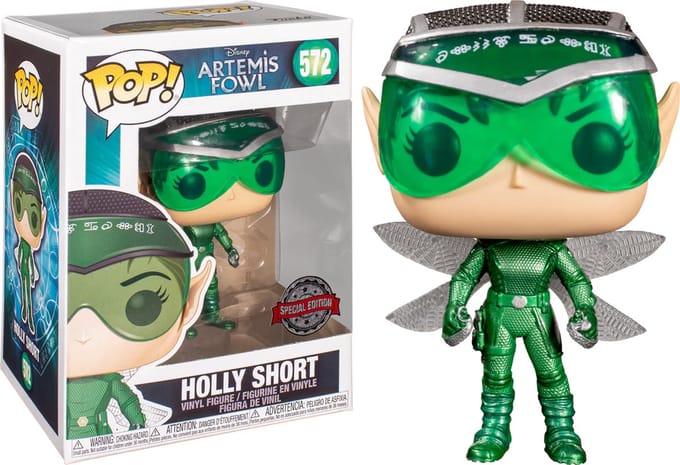 Funko Pop! Disney: Artemis Fowl - Holly Short #572 - Metallic Exclusive Special Edition
