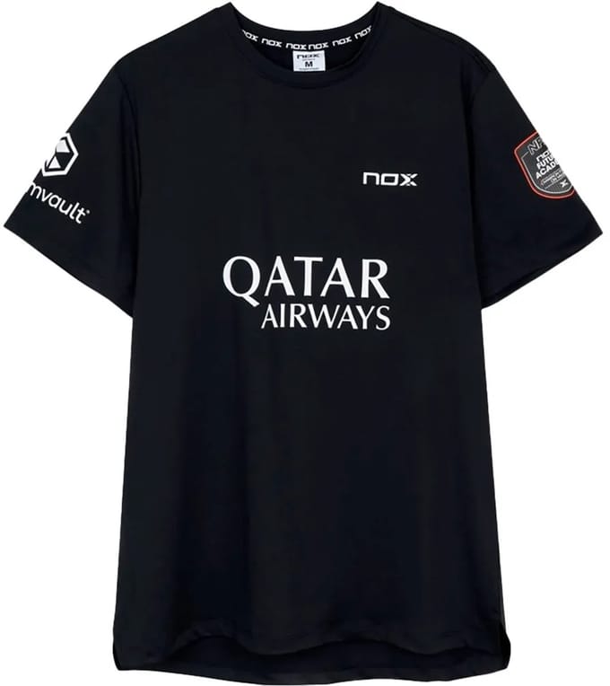 Nox Sponsors AT10 Black Agustin Tapia T-shirt 2026, L