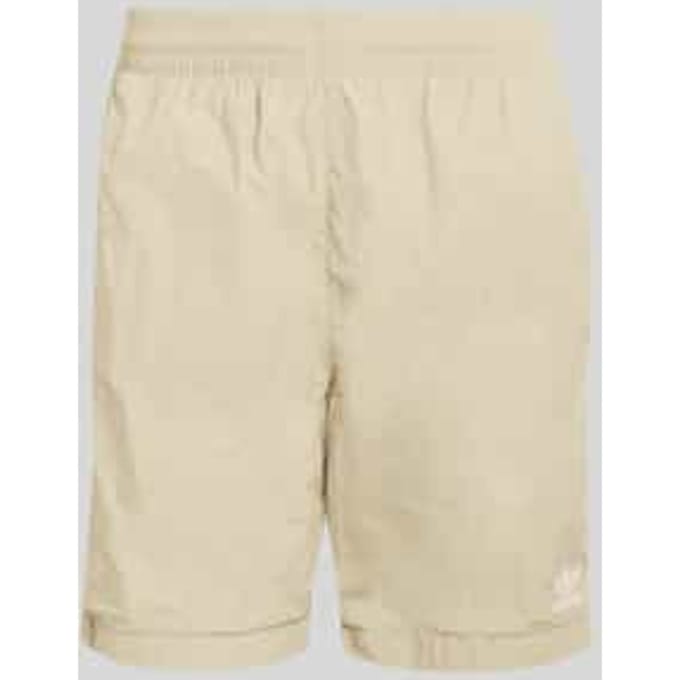Shorts met logostitching van puur katoen