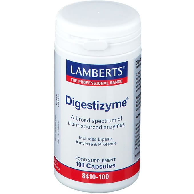 Lamberts Digestizyme - 100 capsules