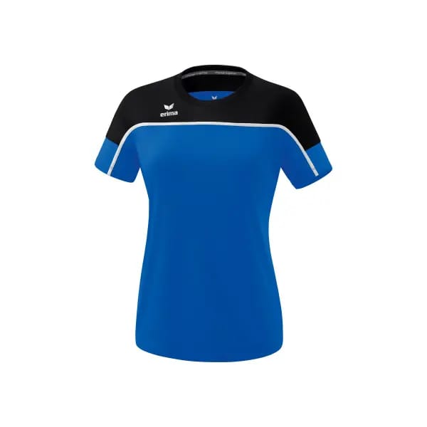 Erima Change T-Shirt Dames - Wit / Zwart / New Royal | Maat: 36