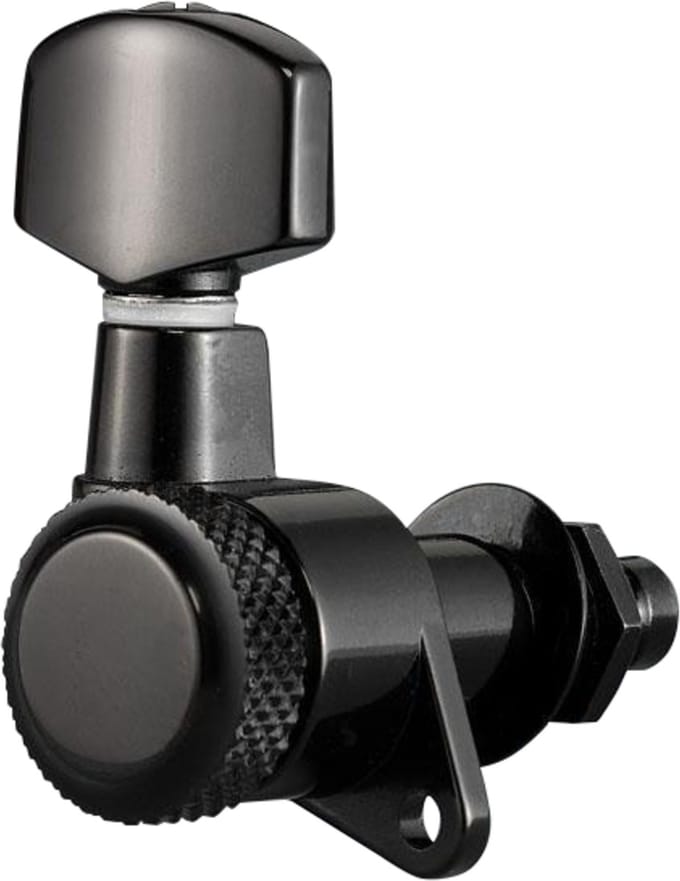 Schaller M6 135 Locking 3L3R Black - Stemmechaniek voor gitaar