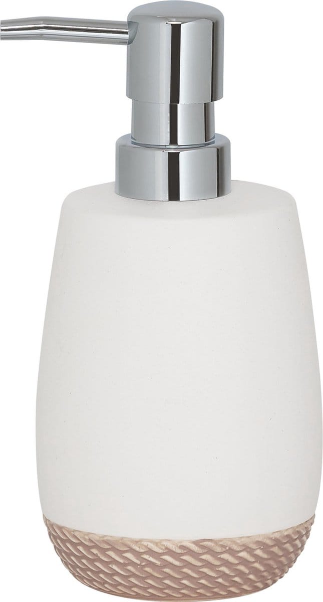 Sealskin Braid - Zeepdispenser - 400 ml vrijstaand - Wit