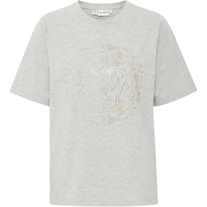 Dames-T-shirt Pulz Jeans Ayla Logo