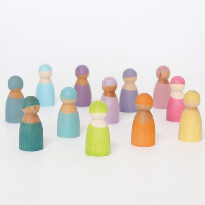 GRIMMS regenboog vrienden pastel 1 jr+