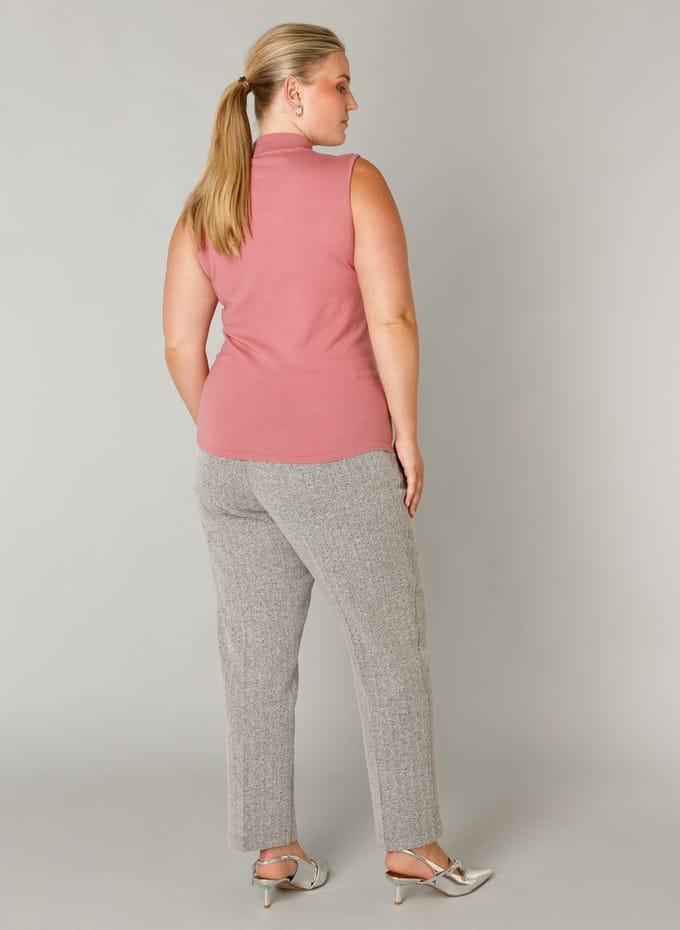 YEST CURVE Franka Tops - Dark Rose - maat 0(46)