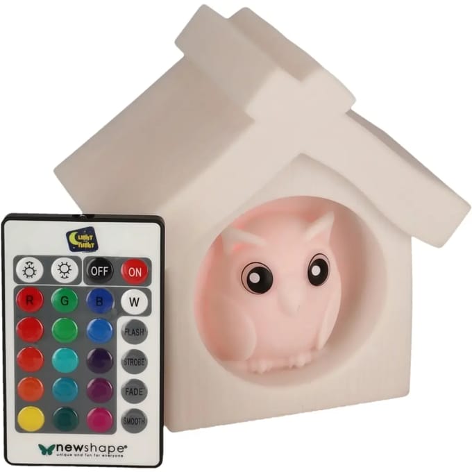 LED nachtlampje voor kinderen Crazy Safety Owl