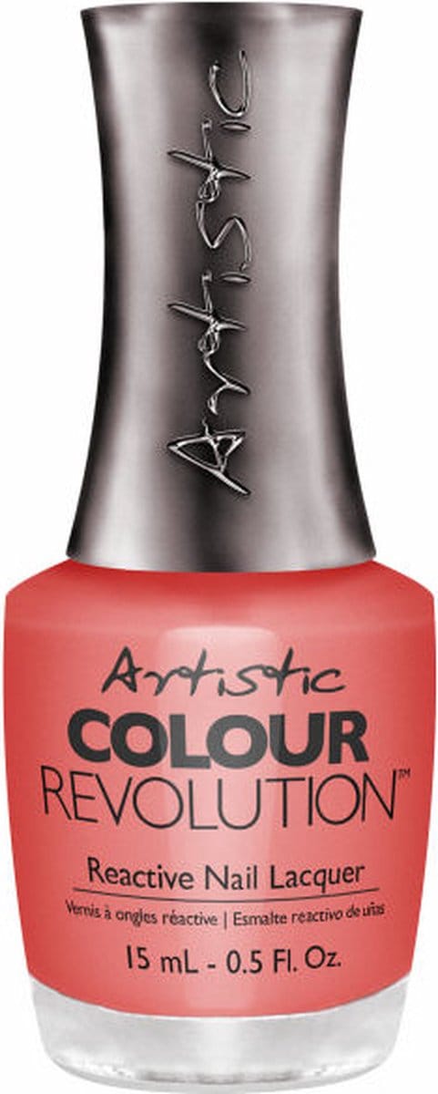 Artistic Nail Design Colour Revolution ' Dance 'Round My Fire ' ( Zalm-Roze Crème )