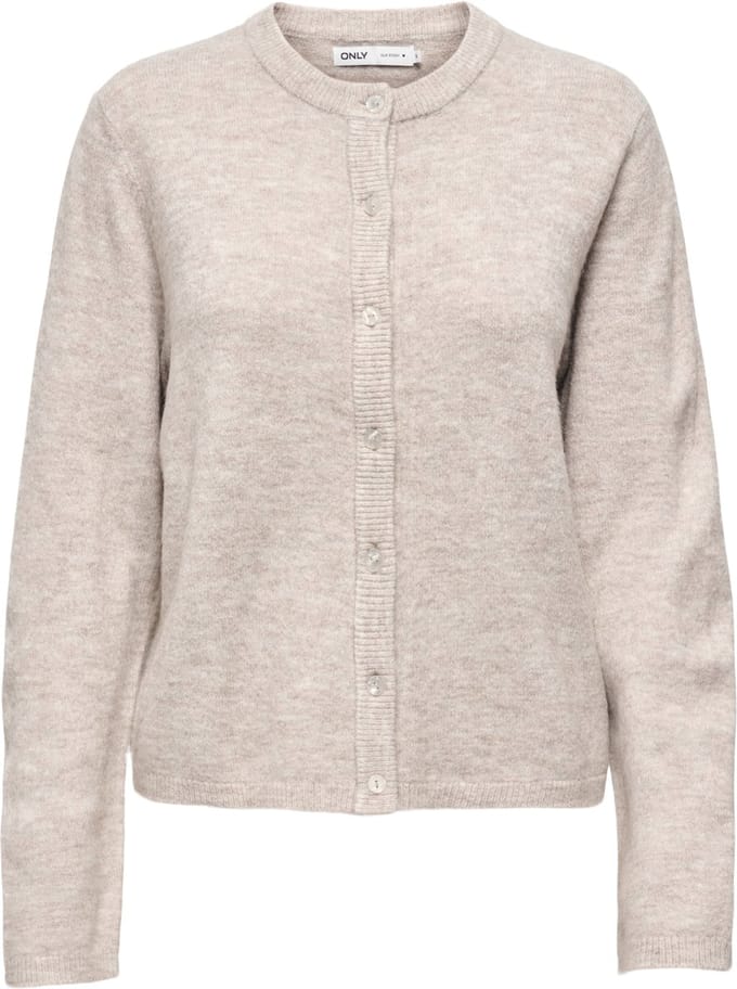 Loose Fit gebreid jack met ronde hals model 'SIMONI'