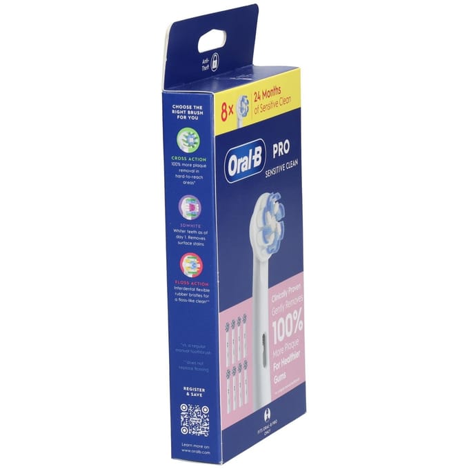 Oral-B Pro Sensitive Clean Wit (8 stuks)