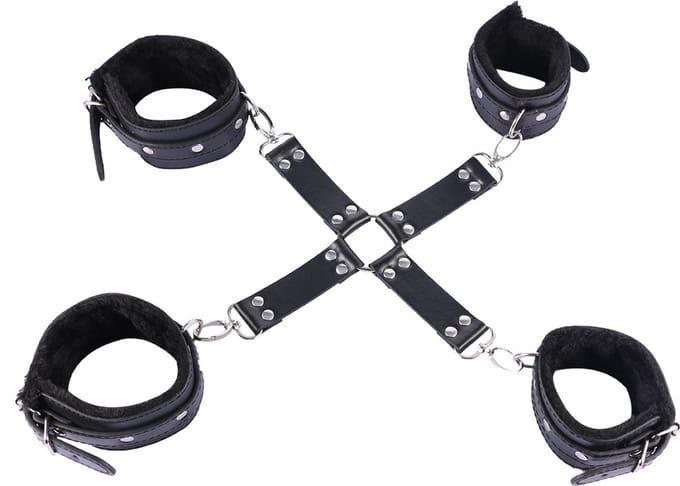 BDSM Bondage set met enkelboeien en handboeien