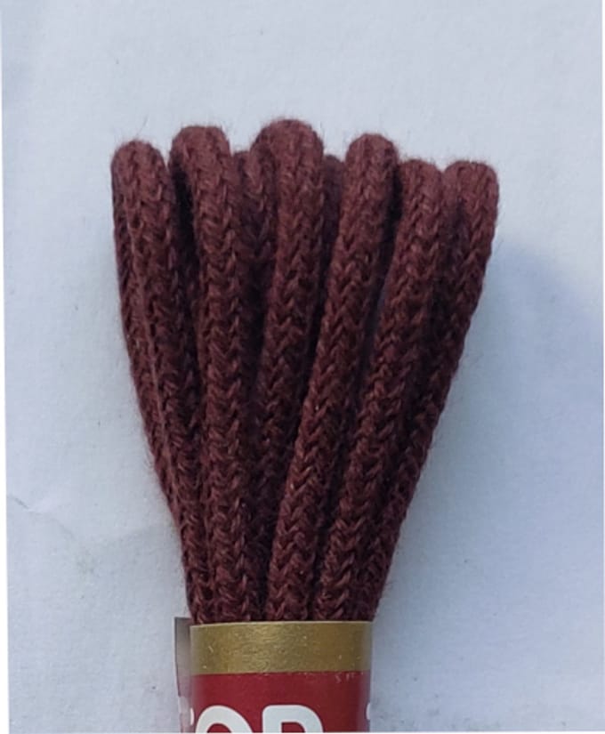 Ronilux Veter - Bordeaux - Dun Rond - Lengte 90 cm - Dikte 2,5 mm - Schoenveter