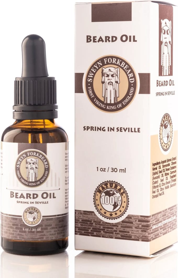 Sweyn Forkbeard Baardolie Spring in Seville - Natuurlijk & Biologisch - Vegan - Handmade