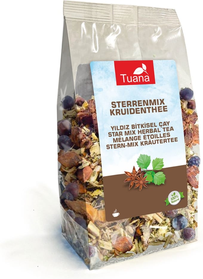 Tuana Kruiden - Sterrenmix Thee - 120 Gram - TUTHEE080
